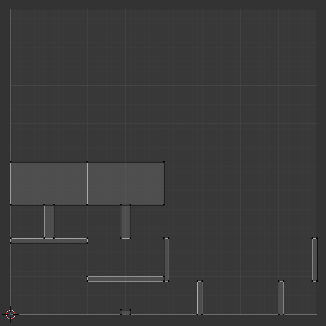Block uv template faces