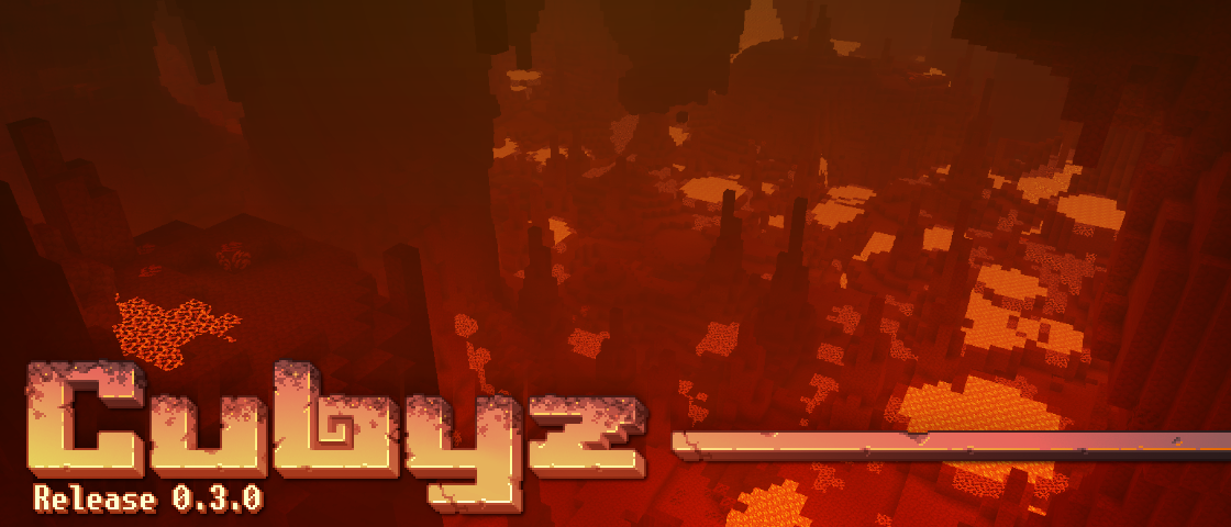 Cubyz 0.3.0 Release Logo